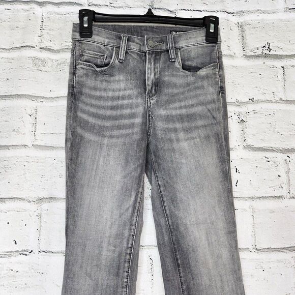 BlankNYC The Vandam Gray Wash Jeans Kick Flare High Rise Womens 24 - Picture 2 of 11